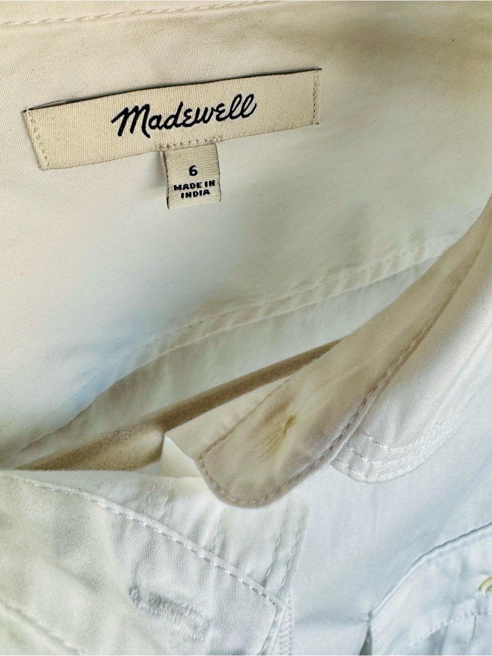 White button down - Picture 3 of 4